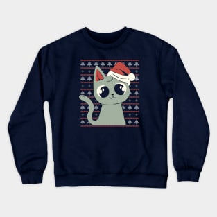 Cat Ugly Sweater Crewneck Sweatshirt